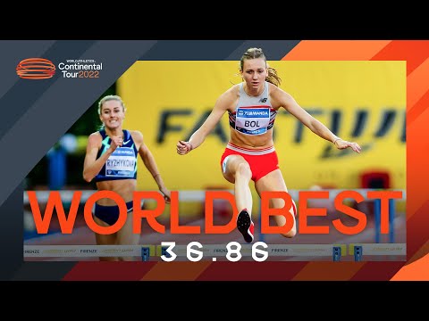 WORLD BEST for Femke Bol over 300m hurdles 🔥 | Continental Tour Gold Ostrava  2022