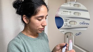 13DPO LIVE PREGNANCY TEST | lines are still the same…
