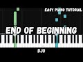 Djo End Of Beginning Easy Piano Tutorial