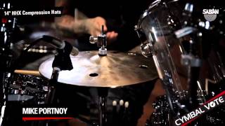 Video thumbnail for CYMBAL VOTE - Mike Portnoy Reviews the 14" HHX Compression Hats by SABIAN Cymbals