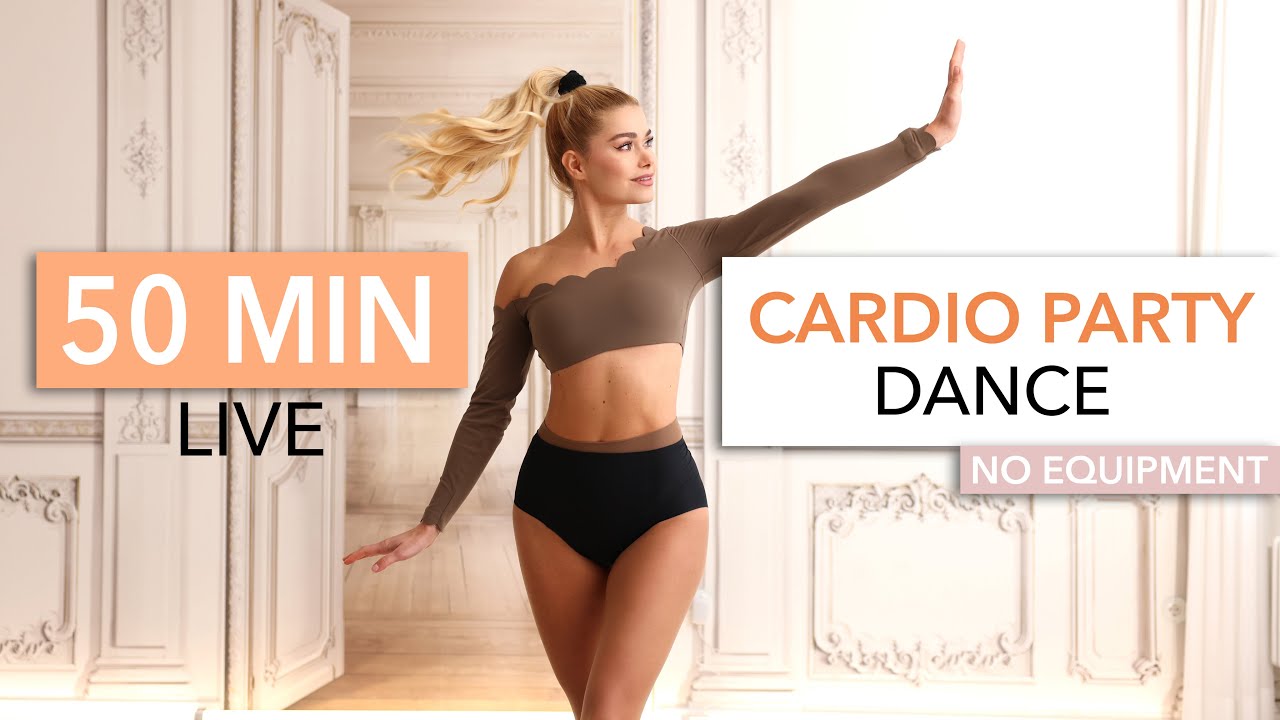 50 MIN DANCE CARDIO PARTY - Live on Saturday