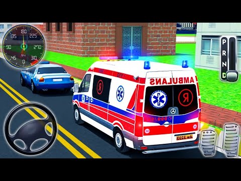 Ambulance Rescue Van Drive 3D Simulator - Emergency City Transport Driver - Android GamePlay