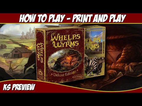 Whelps to Wyrms - Pre Kickstarter How to Play and Overview