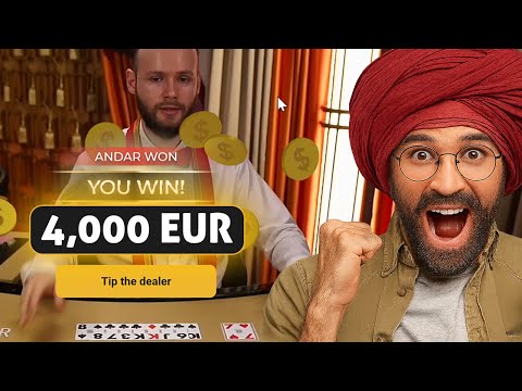 ANDAR BAHAR VS €40,000 – €2,000 BETS – THIS LIVE-CASINO GAME IS UNDERRATED!