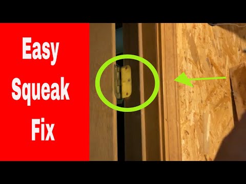 Door Ease stop that squeak with this simple trick that is cheap