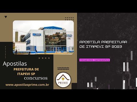 Apostila PREFEITURA DE ITAPEVI SP 2023 Auditor