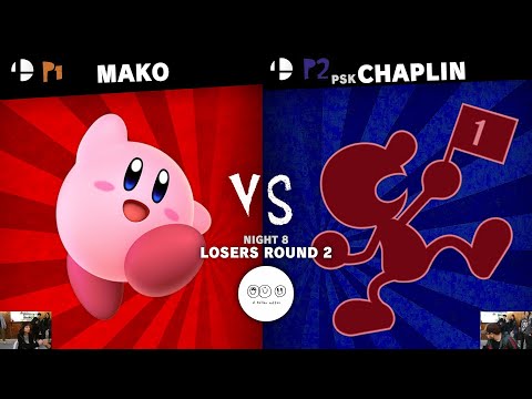 [LR2] MAKO (KIRBY) VS PSK|CHAPLIN (G&W/MEGAMAN) NIGHT 8 TIJUANA SSBU BIWEEKLY