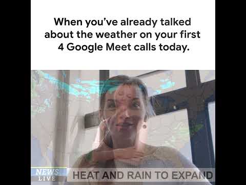 First thing on today’s agenda is five minutes of weather talk, and we are here for it 🌧️ #Shorts