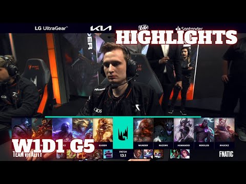 VIT vs FNC - Highlights | Week 1 Day 1 LEC Winter 2023 | Vitality vs Fnatic W1D1