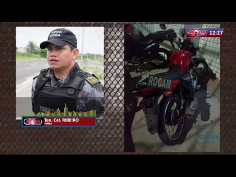 PoliÌcia prende dois homens com moto roubada em Timon, MA (25 05 20)