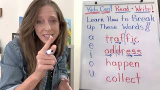 The quick and easy way to break up double consonant words for kids who are struggling to read them!