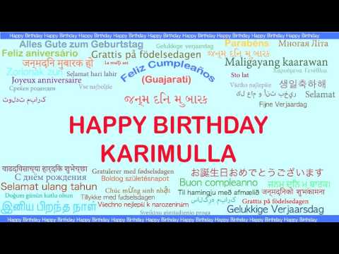 Karimulla   Languages Idiomas - Happy Birthday