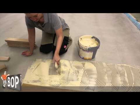 Laying and gluing parquet flooring - here's how!