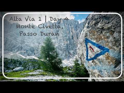 Alta Via 1 | 6 day solo hiking | Day 4 | Monte Civetta, Passo Duran