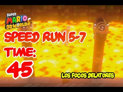 Super Mario 3D World 5-7 Speedrun  | Time: 45
