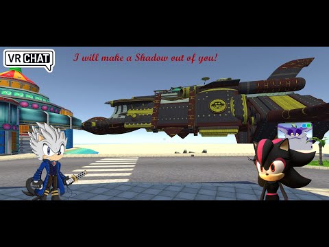 Raziel vs Shadina in Station Square.  "Don't hold back!"