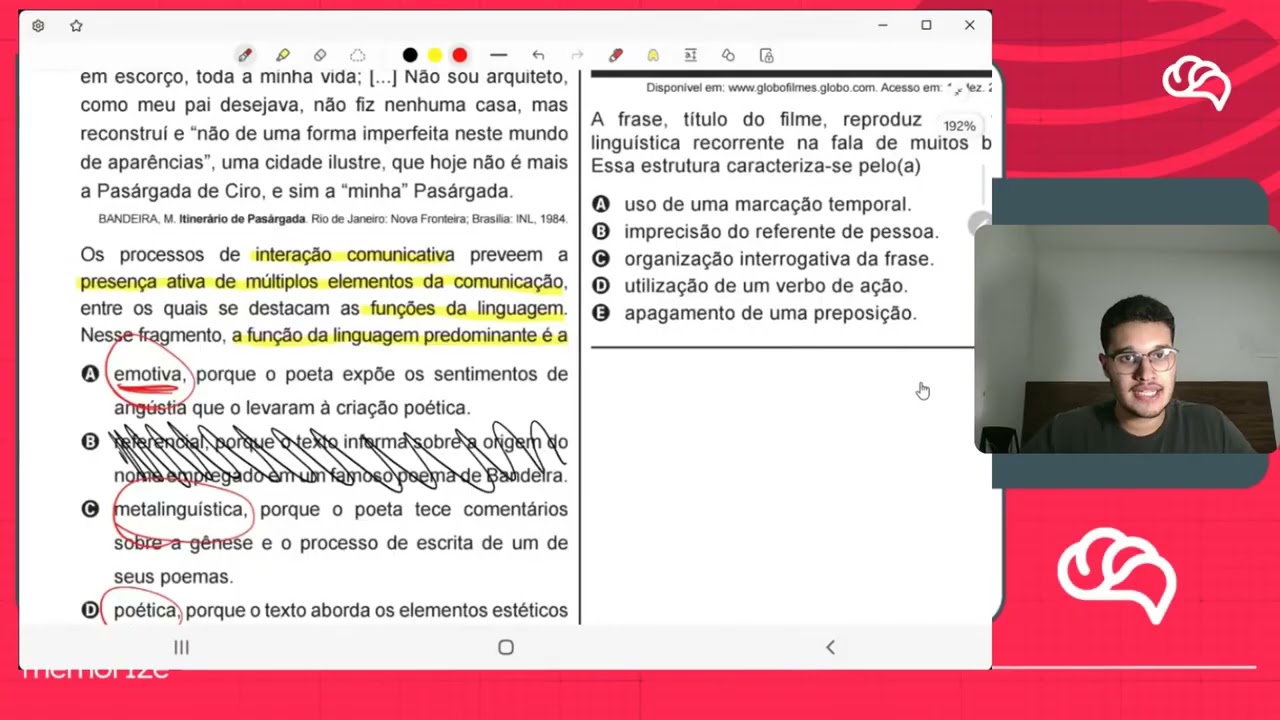 Resolução em Vídeo — Questão 6 ENEM 2020