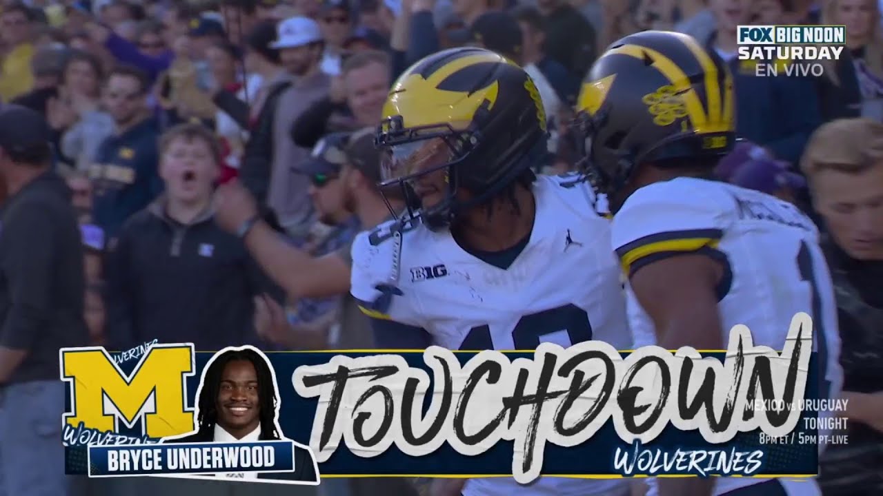 🤩TOUCHDOWN BRYCE UNDERWOOD | Michigan Wolverines 13–6 Northwestern Wildcats | College Football 2025