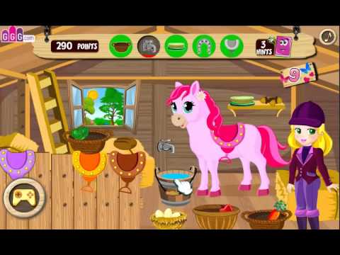 Pony game - Care games Video