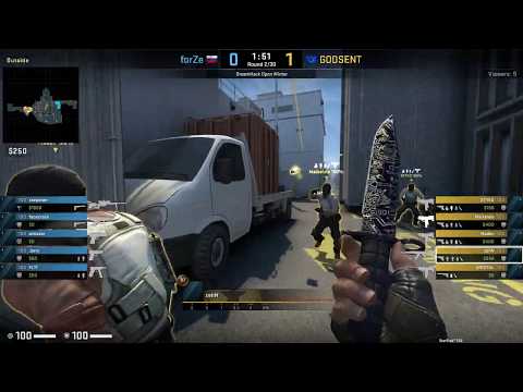 ESports - CS:GO, GODSENT vs forZe, DreamHack Open Winter 2019 (1st of December 2019), Nuke - Map 3