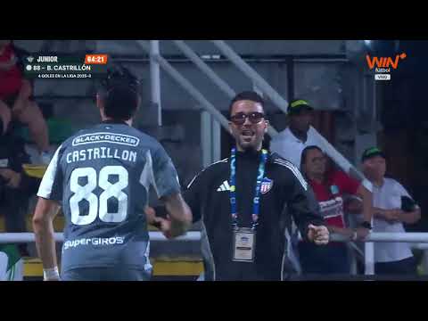 ⚽🦈🚀 Junior's goal! Castrillón's tremendous shot to equalize with América!