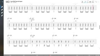 Joy Division - Love Will Tear Us Apart (LEAD GUITAR TAB PLAY ALONG)