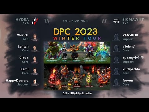 HYDRA vs Sigma.YNT (game1) | DPC EEU 2023 Winter season