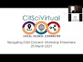 Navigating CSA Connect for CitSciVirtual Workshop Presenters