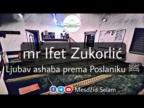Ljubav ashaba prema Poslaniku ﷺ mr. Ifet Zukorlić