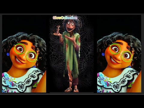 Disney Encanto - Mirabel and Bruno Madrigal Glow Up Into Zombie - Cartoon Art