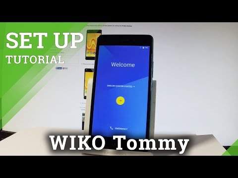First Configuration in WIKO Tommy - Step by Step Activation Instructions