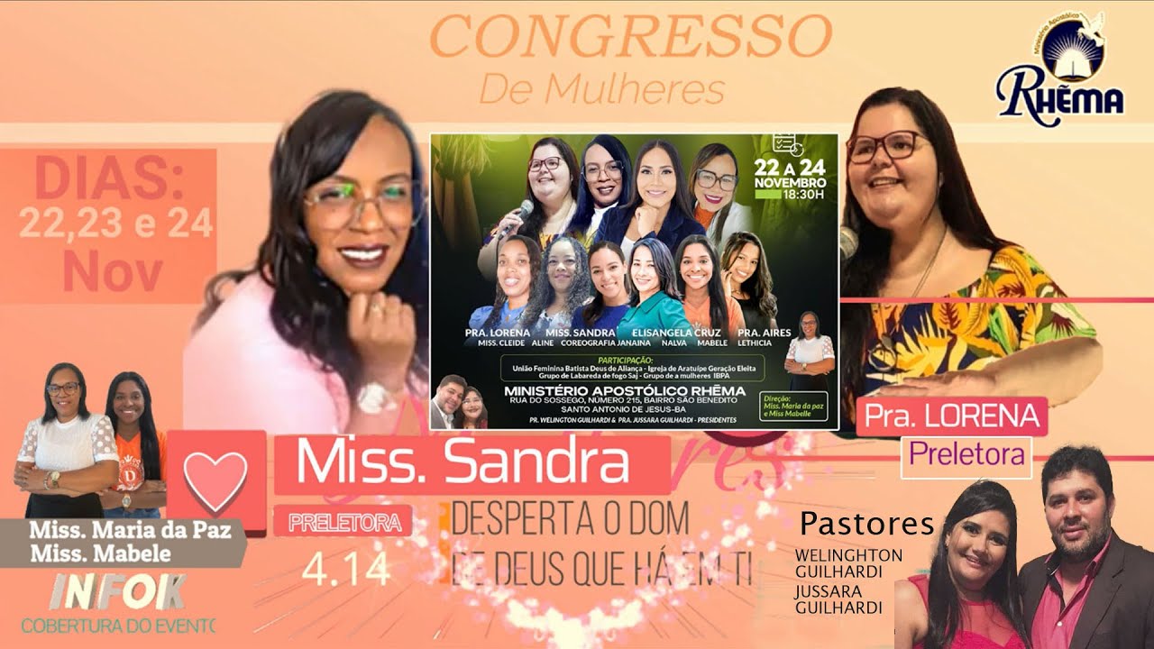 CONGRESSO DE MULHERES 14° - RHEMA