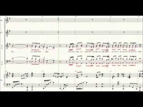 "Threshold of glory" (У престола Славы) soprano
