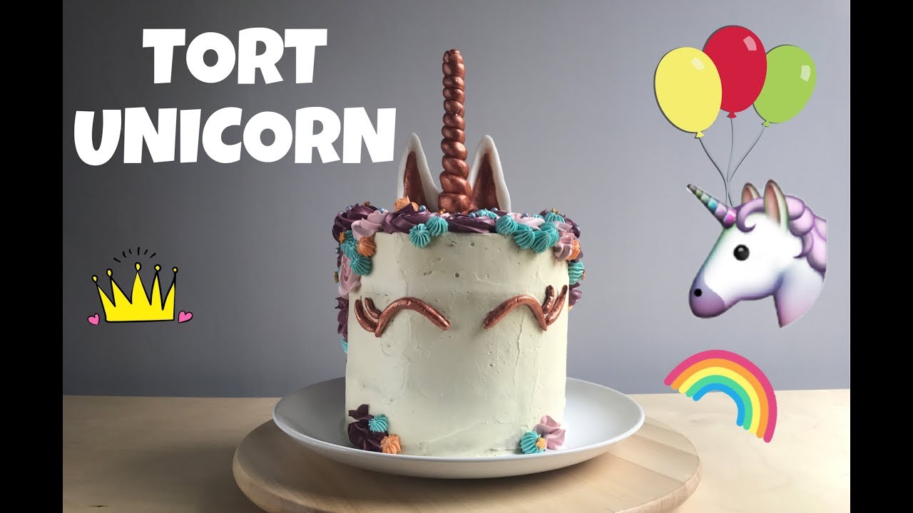TORT JEDNOROŻEC 🦄🌈🎂🎈🎉  UNICORN CAKE