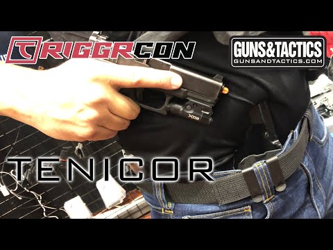 [Triggrcon 2019] Really cool light bearing appendix carry holsters from Tenicor