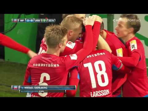 Dahlberg tar revansch på sig själv och sätter 2-0 till Helsingborg - TV4 Sport