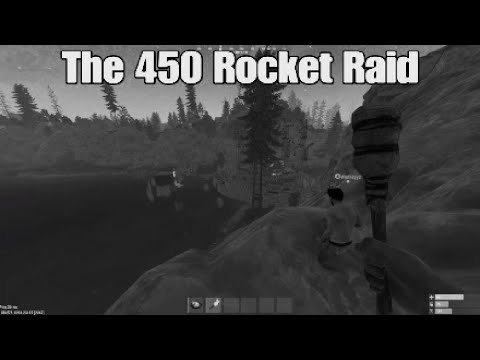 The 450 Rocket Raid - Rust Console Edition