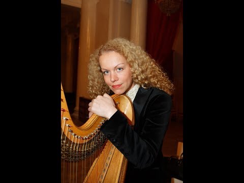 Anna Makarova plays Handel Harp Concerto (solo), op. 4 no. 6, HWV 294