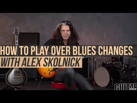 Alex Skolnick Lesson - How to Play Over Blues Changes