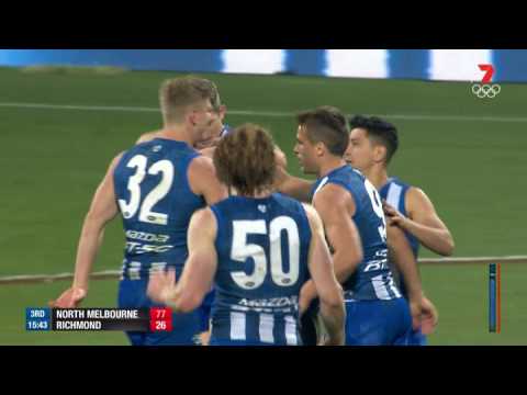 Round 11 AFL - North Melbourne V Richmond Highlights