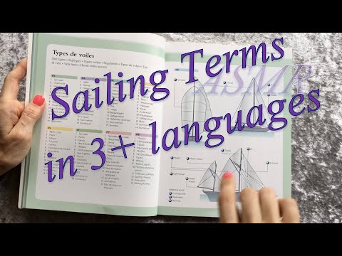 Sailing Terms⛵️picture dictionary [ASMR] 3+ languages