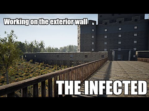 The Infected S8E69 - Working on the exterior wall