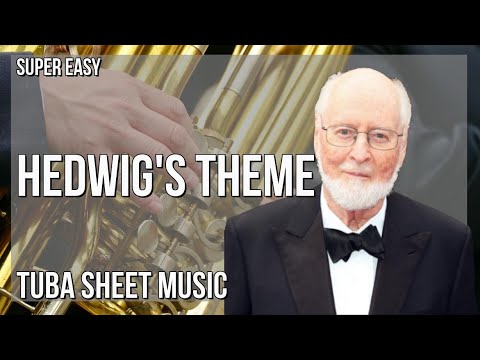 SUPER EASY Tuba Sheet Music: How to play Hedwig's Theme (Harry Potter) by John Williams