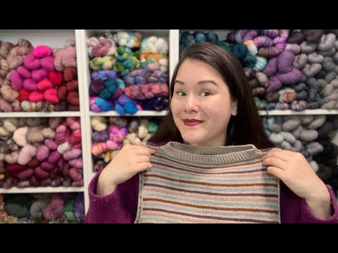 a_knotty_mess knitting diary: Episode 44 - Finished Stripey Turtle Tank & 3 New Cast Ons