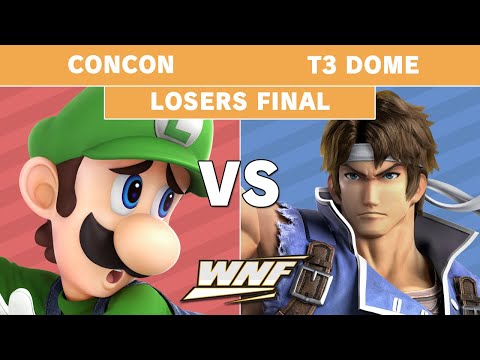 WNF 2.10 Mr ConCon (Luigi) vs T3 Dome (Richter) - Losers Finals - Smash Ultimate