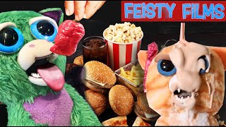 Feisty Feeding Frenzy: The Feisty Pets Get Hungry!
