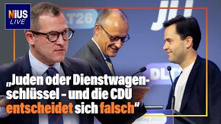 CDU-Todeskuss: „Juden oder Dienstwagenschlüssel – und die CDU entscheidet sich f