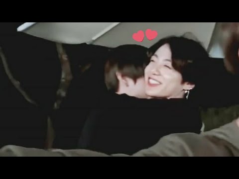 Taekook hugged & Taekook Moments Winter Bear cover shooting behind
