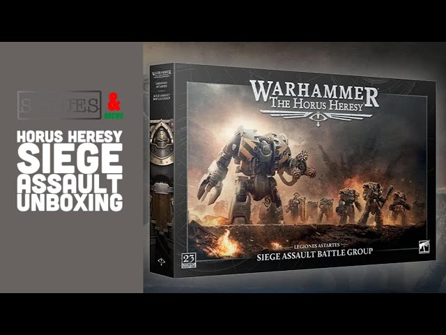 Vídeo relacionado con Games Workshop - Warhammer - Horus Heresy - Legiones Astartes: Grupo de Batalla de Asalto de asedio