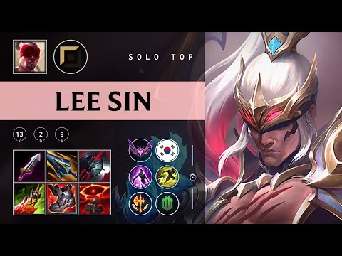 Lee Sin Top vs Renekton - KR Master Patch 25.22